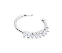Shining CZ Stone Ear Cuff EC-1477